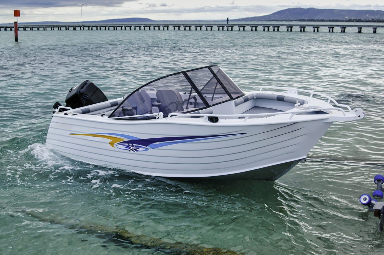 1985 Tuffy 16' with 50 hp outboard — runs